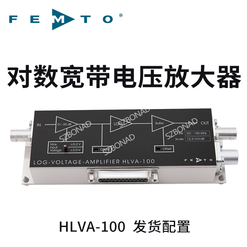 HLVA-100對(duì)數(shù)的帶寬電壓放大器