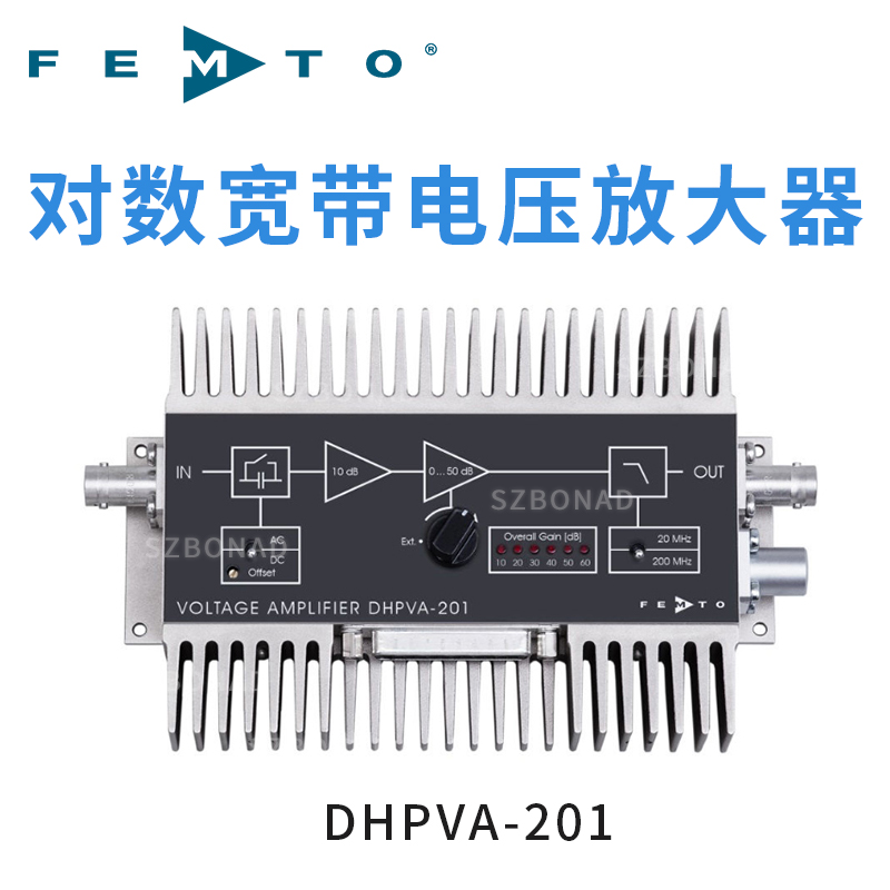 DHPVA-201寬帶電壓放大器200MHz增益德國(guó)FEMTO